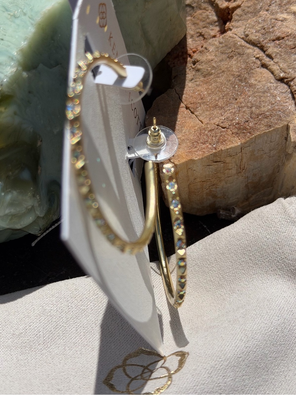 NWT KENDRA SCOTT Earrings - Beautiful Designer - Classic - Boho  w Rhinestones